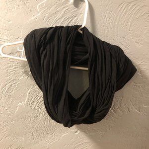 Infinity loop scarf - Black,  50" x 70"
